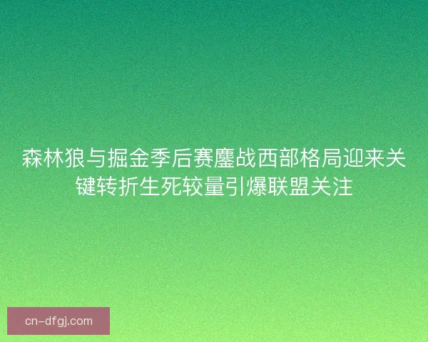 森林狼与掘金季后赛鏖战西部格局迎来关键转折生死较量引爆联盟关注